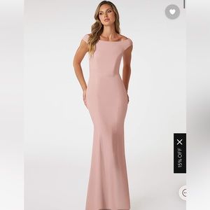 Bridesmaid dress Azazie size 12 dusty rose